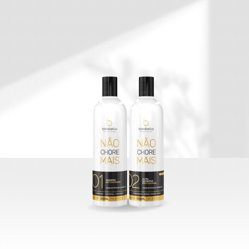 Bórabella - Não Chore Mais - Alinhamento Capilar - 2x350ml