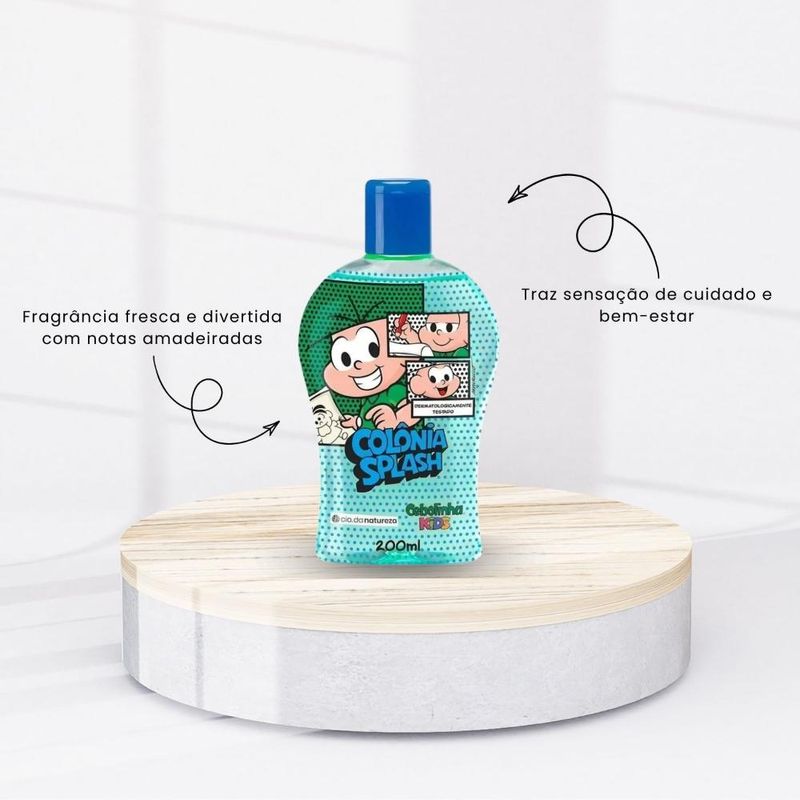 Cia da Natureza - Cebolinha Kids - Colônia Splash Infantil - 200ml