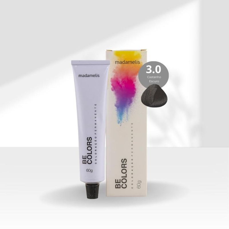 Madamelis - Be Colors Castanho Escuro - Coloração - 60g