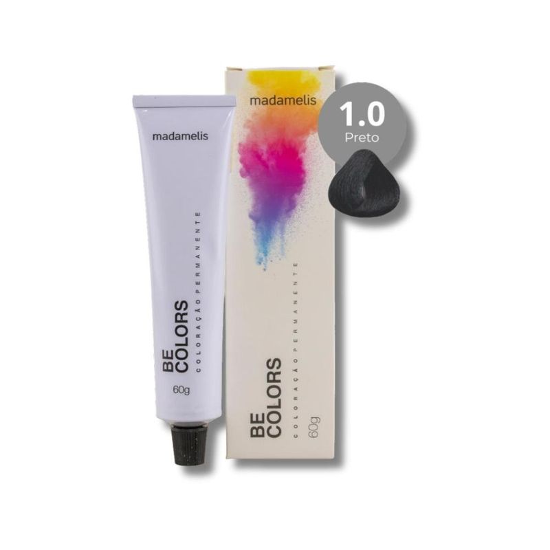 Madamelis - Be Colors Preto - Coloração - 60g