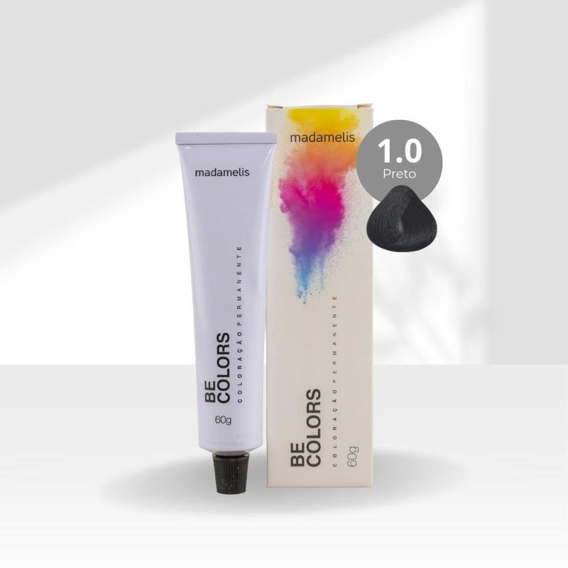 Madamelis - Be Colors Preto - Coloração - 60g
