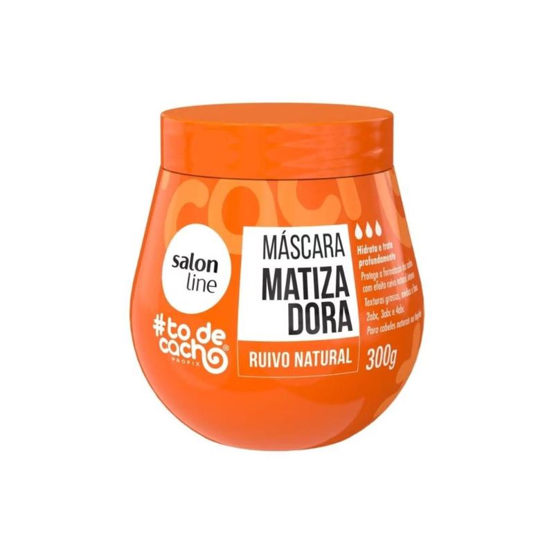 Salon Line - #todecacho Matizadora Ruivo Natural - Máscara Capilar - 300g