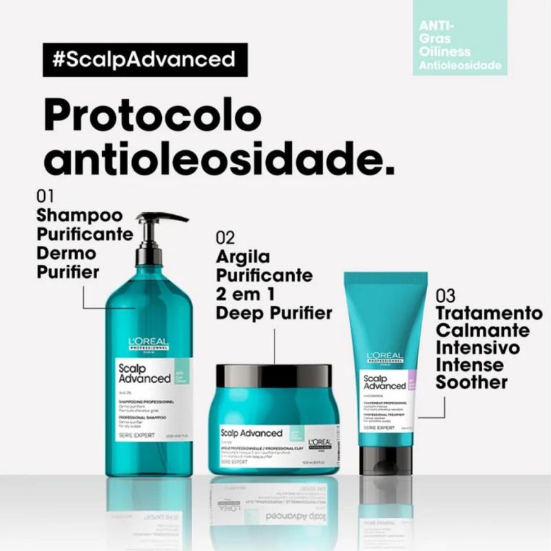 L'Oréal Professionnel - Scalp Advanced 2 em 1 - Máscara Capilar - 500ml