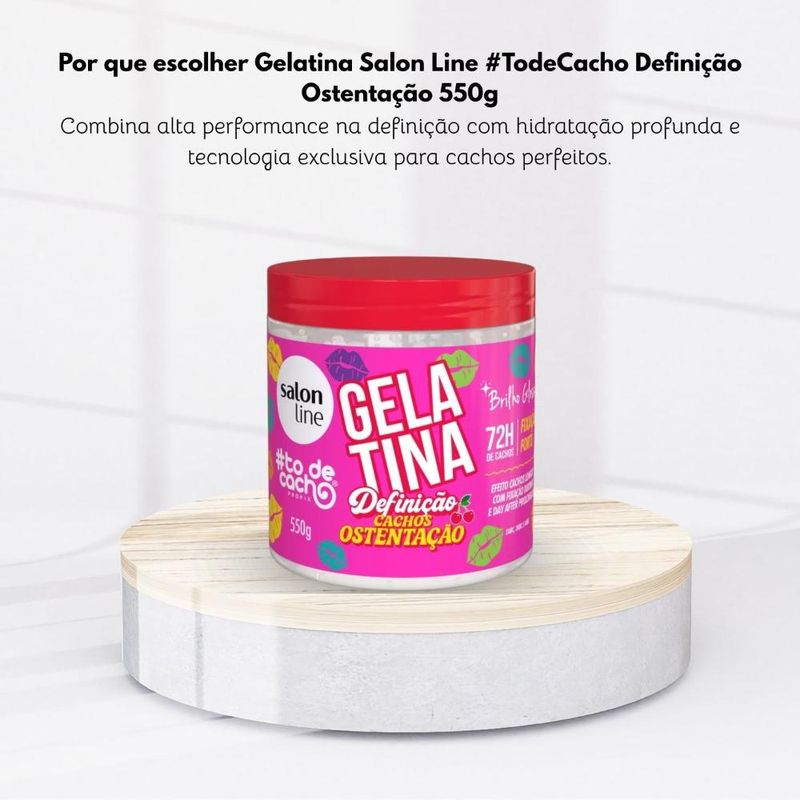 Salon Line - #TodeCacho Definição Ostentação - Gelatina Capilar - 550g