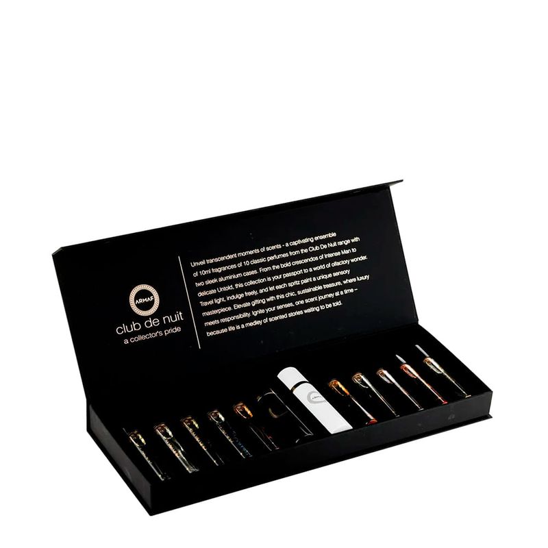 Armaf - Club de Nuit Collector's Unissex - Eau de Parfum - Kit 10x10ml