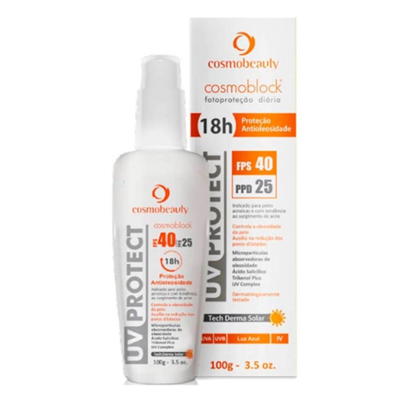 Cosmobeauty - UV Protect FPS 40 - Protetor Solar Facial