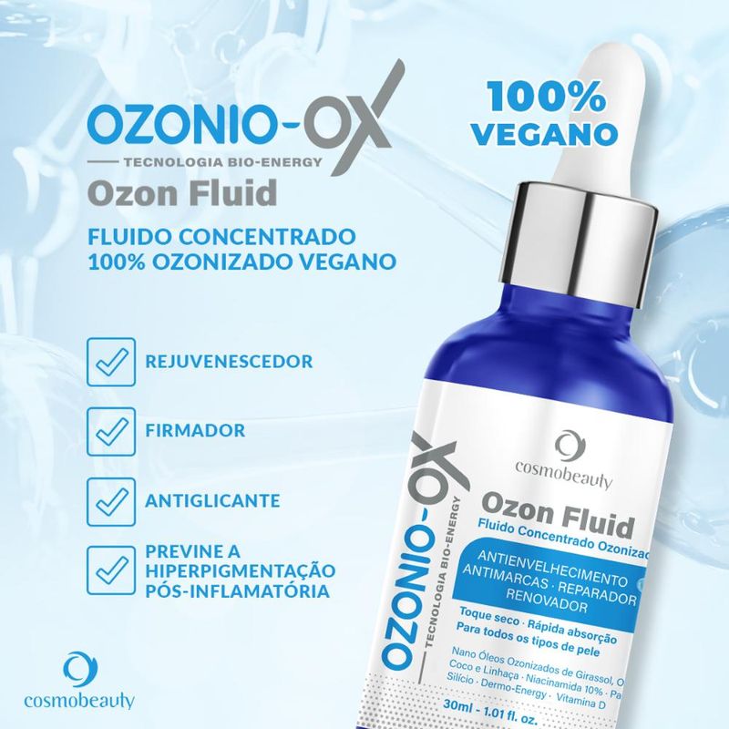 Cosmobeauty - Ozon Fluid - Sérum Facial Antirrugas Ozonizado