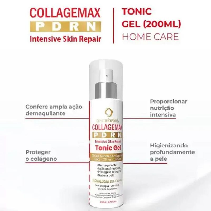 Cosmobeauty - Collagemax PDRN Tonic Gel - Tônico Facial