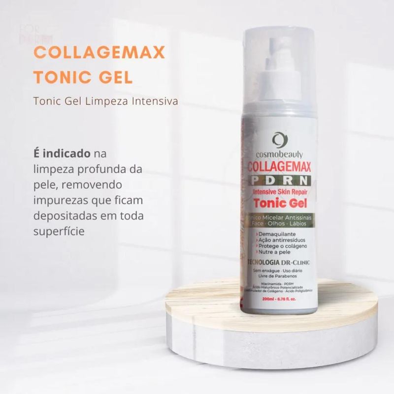 Cosmobeauty - Collagemax PDRN Tonic Gel - Tônico Facial