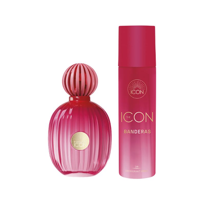Banderas - The Icon For Women - Kit Perfume Feminino - Eau de Parfum 100ml + Desodorante 150ml