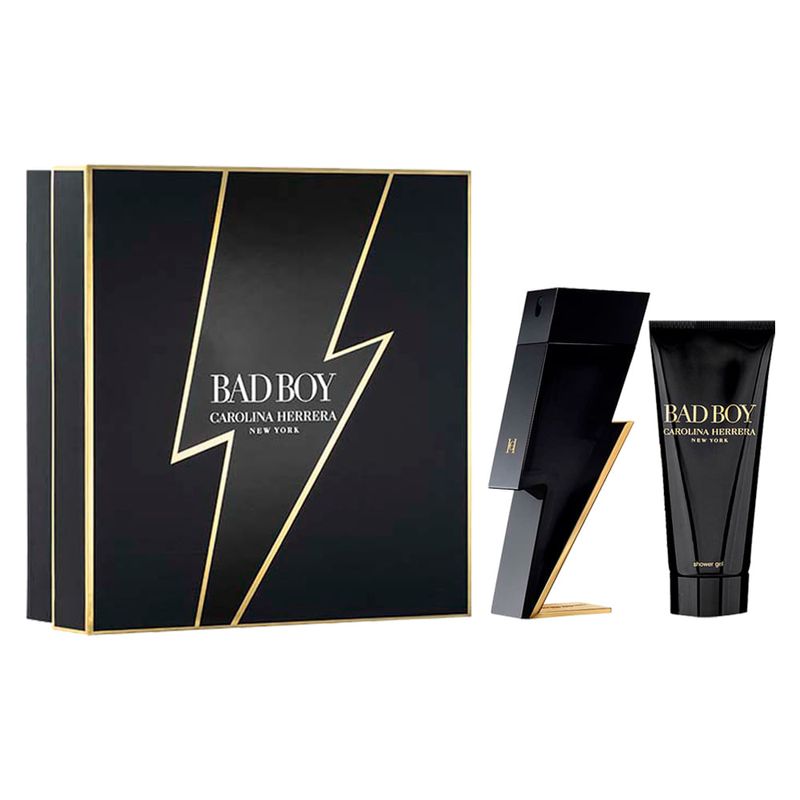 Carolina Herrera - Bad Boy - Kit Perfume Masculino - Eau de Toilette 100ml + Gel de Banho 100ml