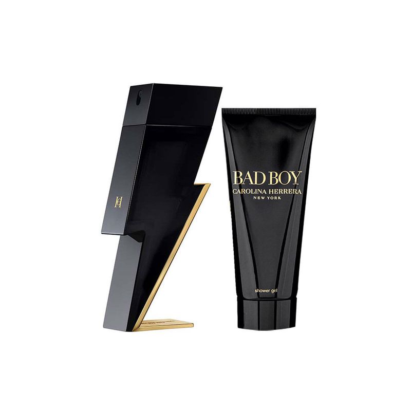 Carolina Herrera - Bad Boy - Kit Perfume Masculino - Eau de Toilette 100ml + Gel de Banho 100ml