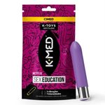 K-Toys - K-Med Sex Education - Mini Bullet Vibrador Roxo - 1 Unidade