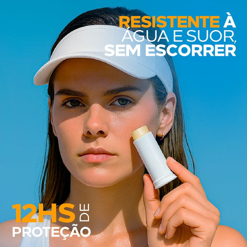 Protetor Solar Stick Biosole E+ FPS 99 Ada Tina Sem Cor
