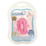 Chupeta Soft Confort Bico Redondo Nº 1 Rosa Kuka - Pague Menos