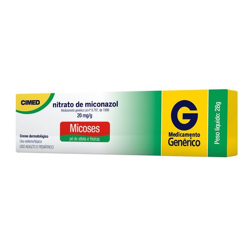 Nitrato De Miconazol Creme 28g Generico Cimed