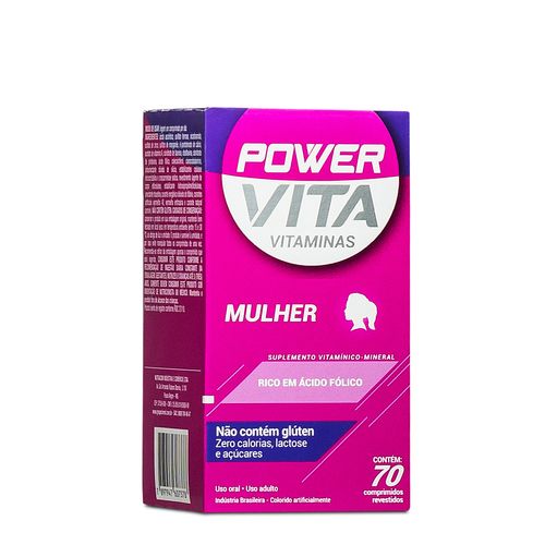 Power Vita Mulher Com 70 Comprimidos