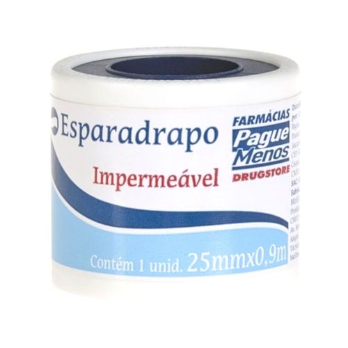 Esparadrapo Pague Menos Impermeável 25mmx0,9m