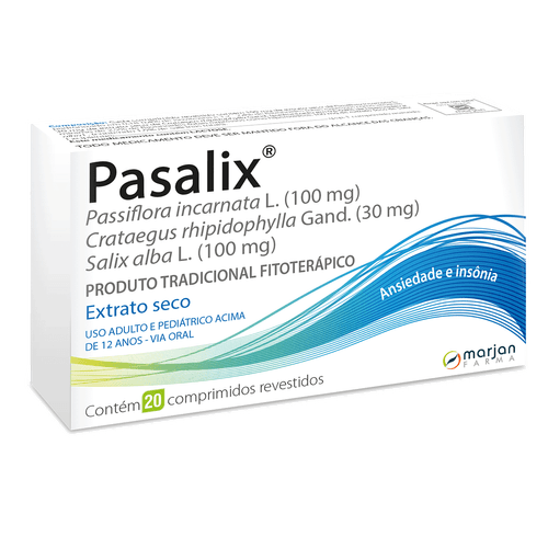 Pasalix Com 20 Comprimidos