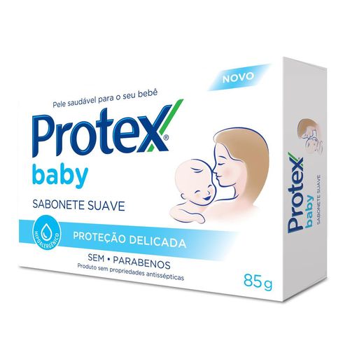 Sabonete em barra para bebê Protex Baby Delicate Care 85g
