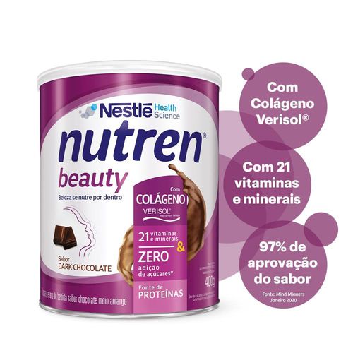 Complemento Alimentar Nutren Beauty Dark Chocolate 400g