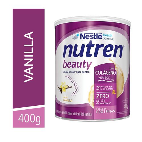 Suplemento Alimentar Nutren Beauty Vanilla 400g