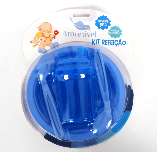 Dispositivo De Lavagem Nasal Amorável Azul Contém 1 Seringa + 2