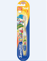 Escova-Dental-Sanifill-Patati-Patata-4-A-24-Meses-Fase-1