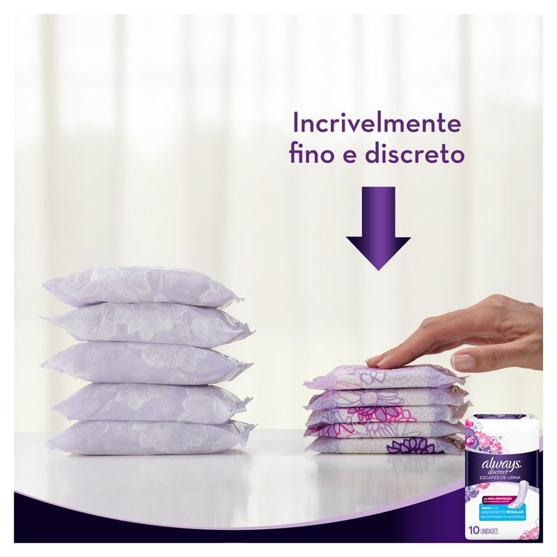 Absorvente-Always-Discreet-Incontinencia-Urinaria-Noturno-Com-8-Unidades