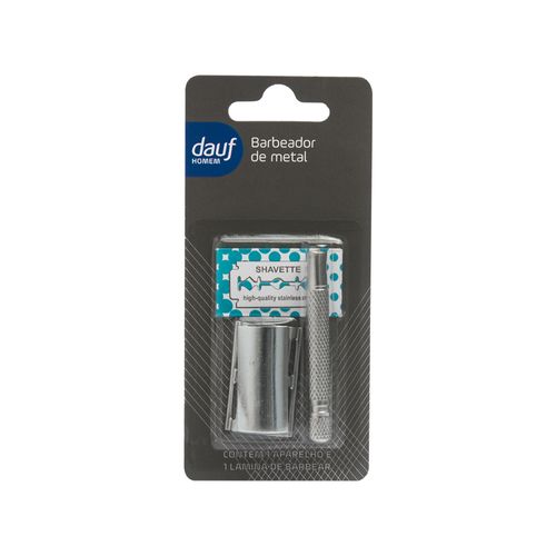 Aparelho De Barbear Dauf Inox/Lamina