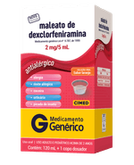 Maleato-De-Dexclorfeniramina-2mg-Xarope-120ml-Generico-Cimed