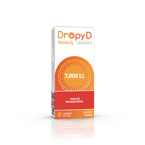 Dropy D 7.000ui Com 4 Comprimidos