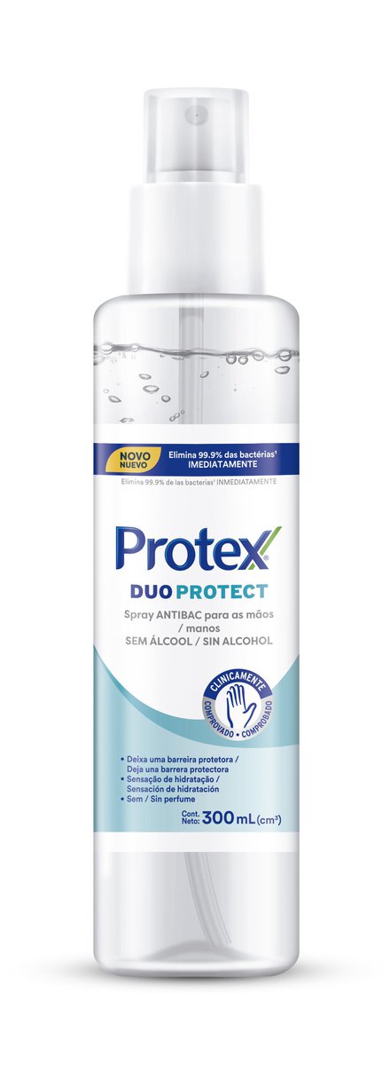 Spray Para As Mãos Protex Duo Protect 1 Unid (300 Ml)