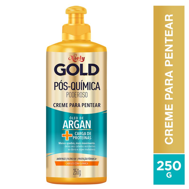 Creme-para-Pentear-Niely-Gold-Pos-Quiimca-250g