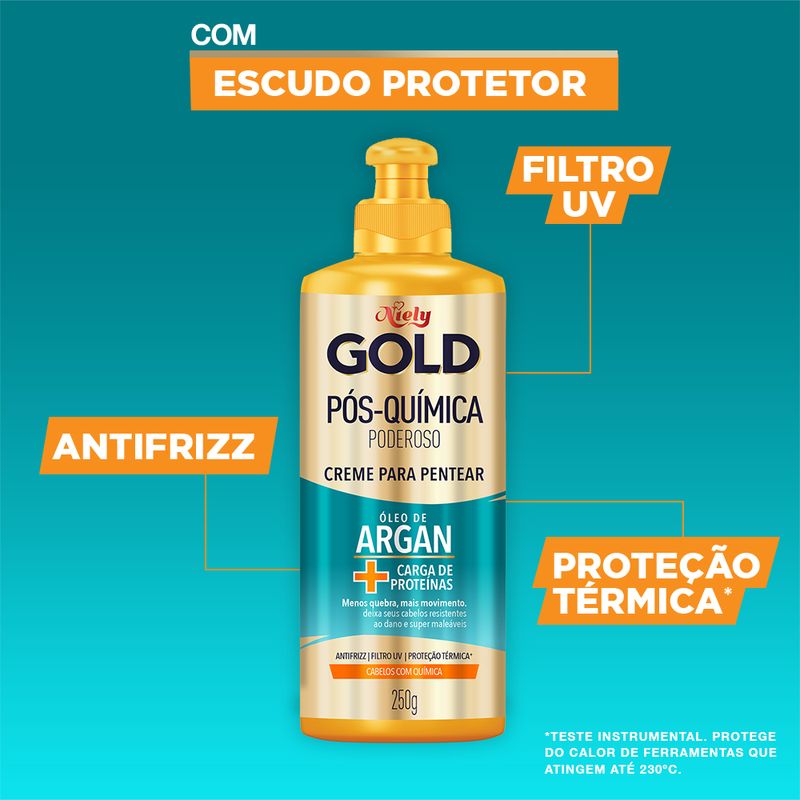 Creme-para-Pentear-Niely-Gold-Pos-Quiimca-250g