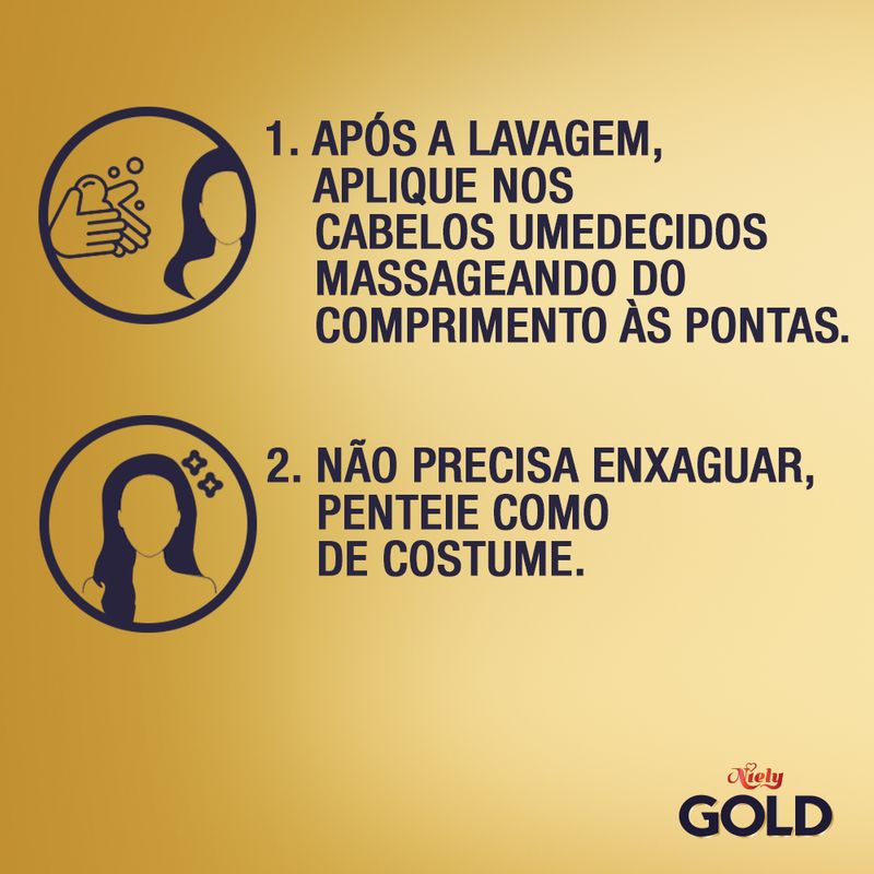 Creme-para-Pentear-Niely-Gold-Pos-Quiimca-250g
