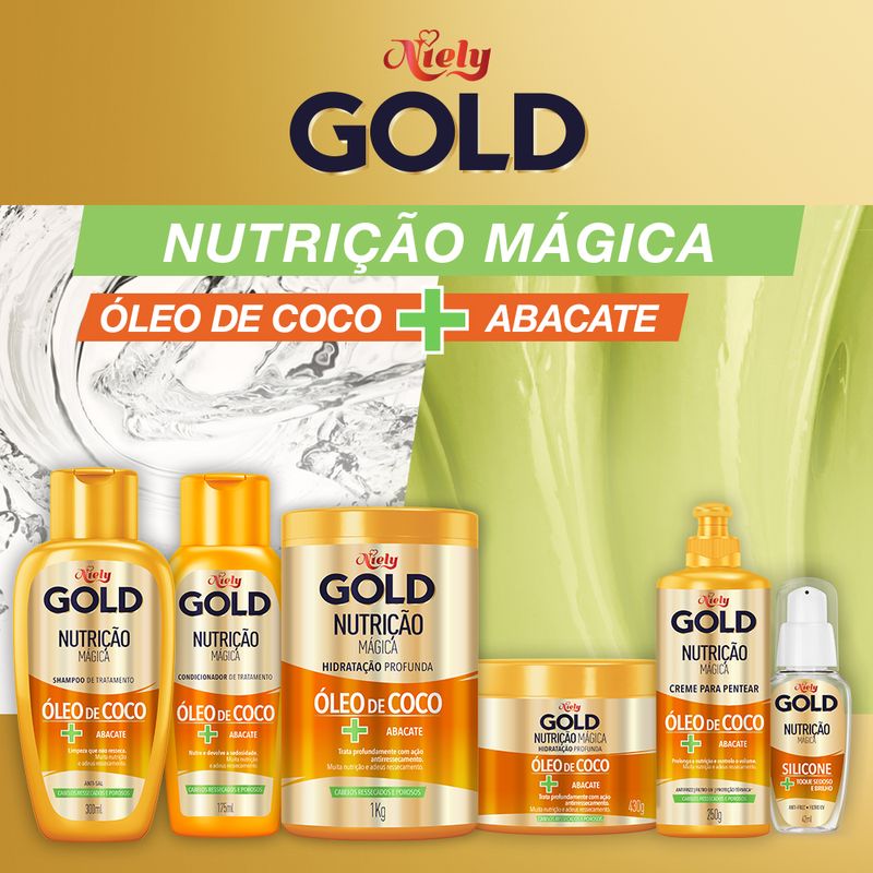 Creme-para-Pentear-Niely-Gold-Nutricao-Magica-250g