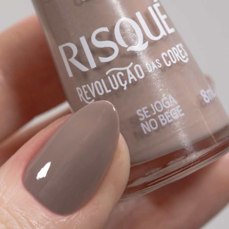 Esmalte Risqué Se Joga no Bege