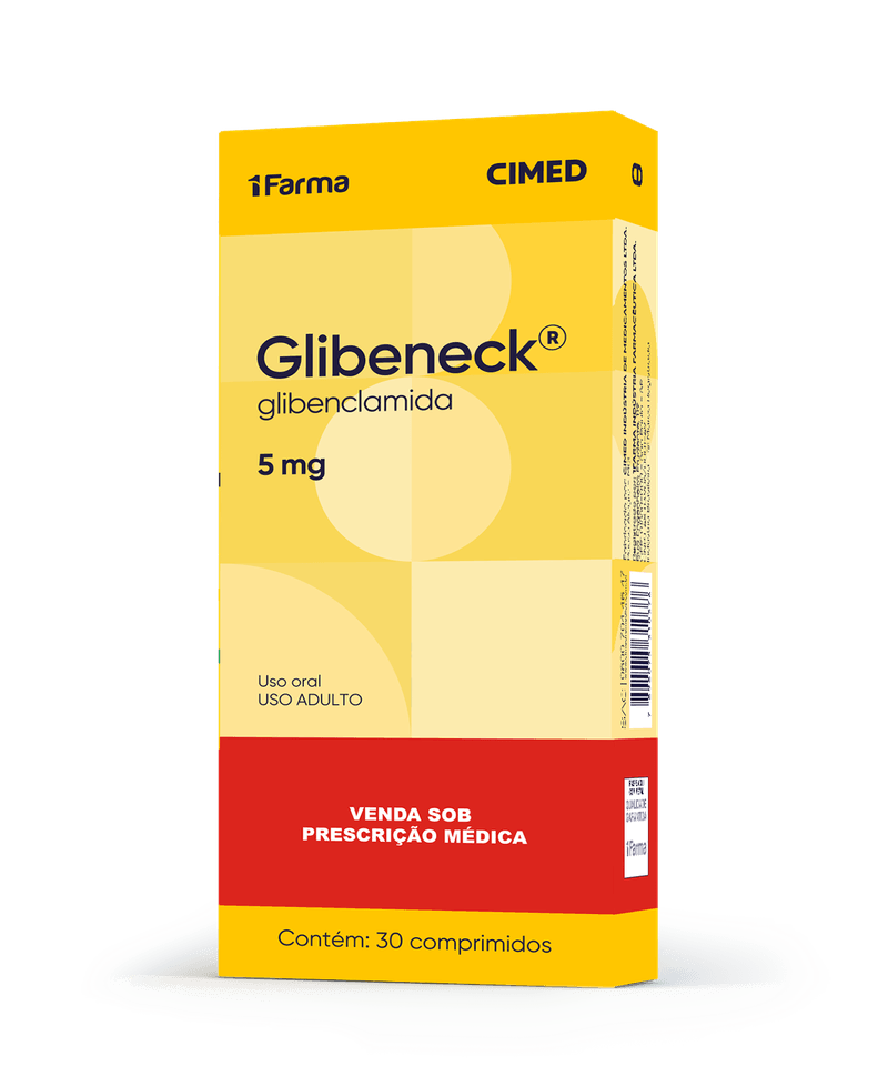 Glibeneck-5mg-Com-30-Comprimidos
