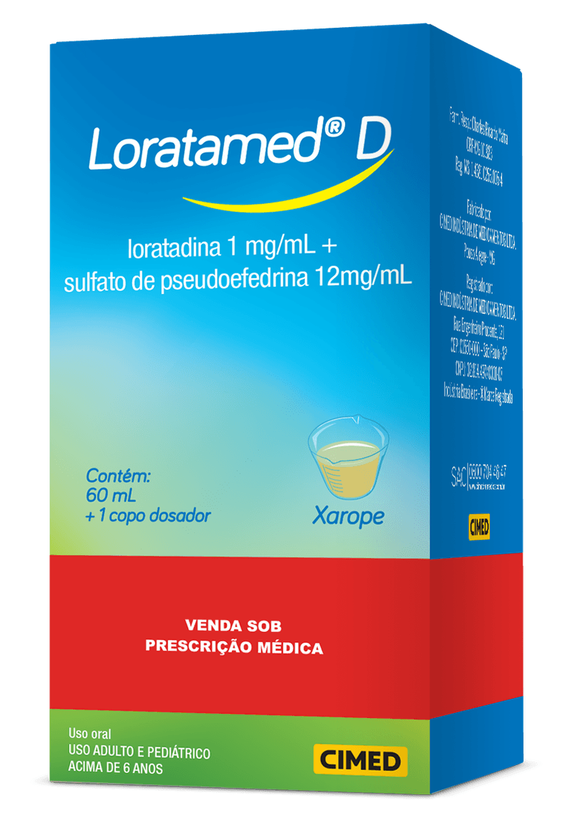 Loratamed D Xarope 60ml Extrafarma