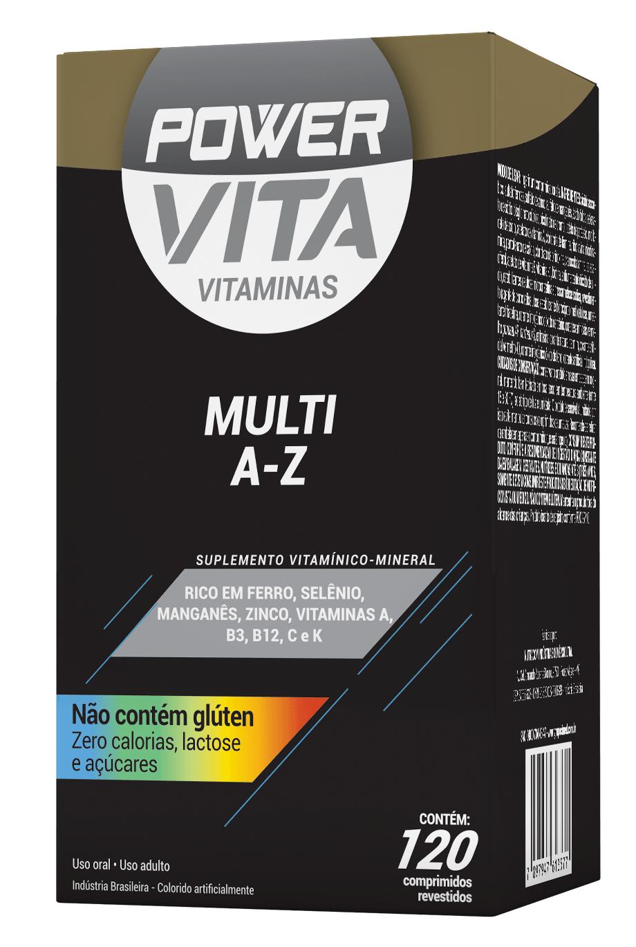 POWER VITA MULTI A/Z COM 120 COMPRIMIDOS - Pague Menos | Medicamentos e  Manipulação