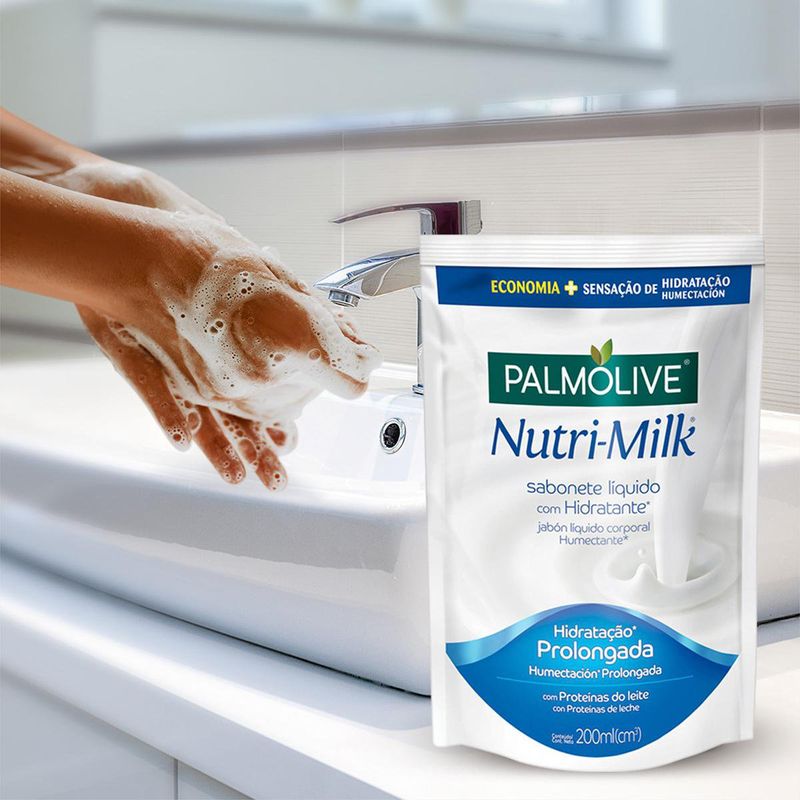 Refil Sabonete Líquido Palmolive Nutri-Milk com Hidratante 200ml com o  melhor preço - Drogaria Sinete