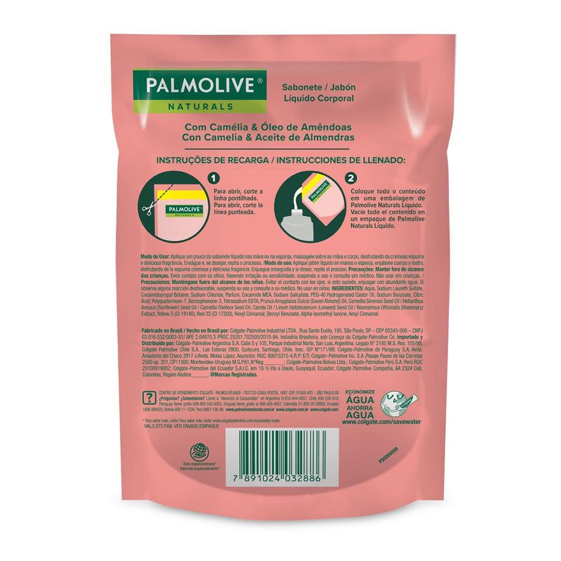 Sabonete Líquido Palmolive Naturals Óleo Nutritivo Refil 200ml