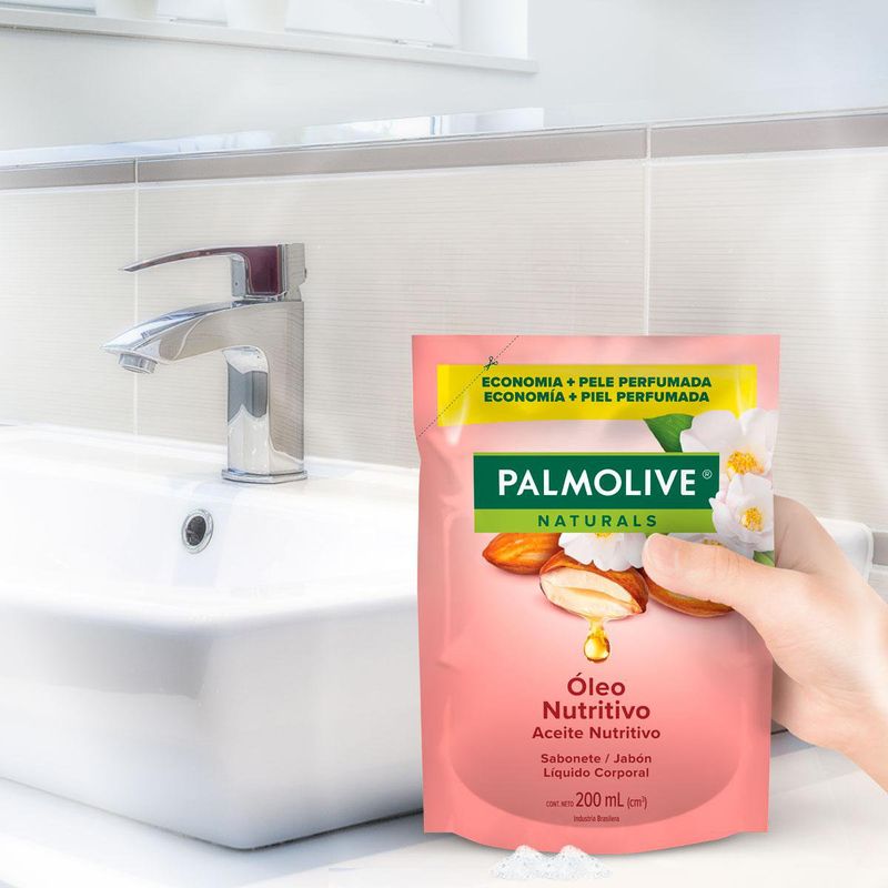 Sabonete Líquido Palmolive Naturals Óleo Nutritivo Refil 200ml