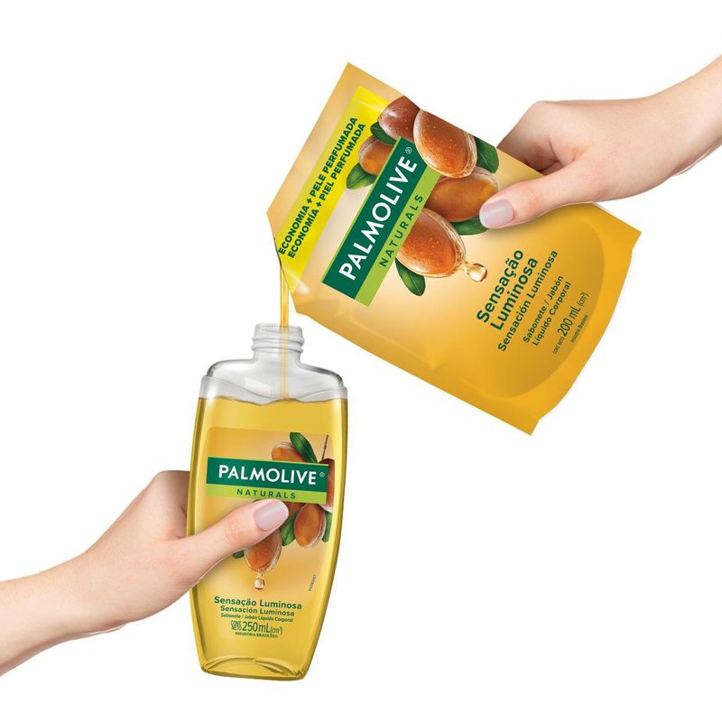 Sabonete Líquido Palmolive Naturals Sensação Luminosa Refil 200ml