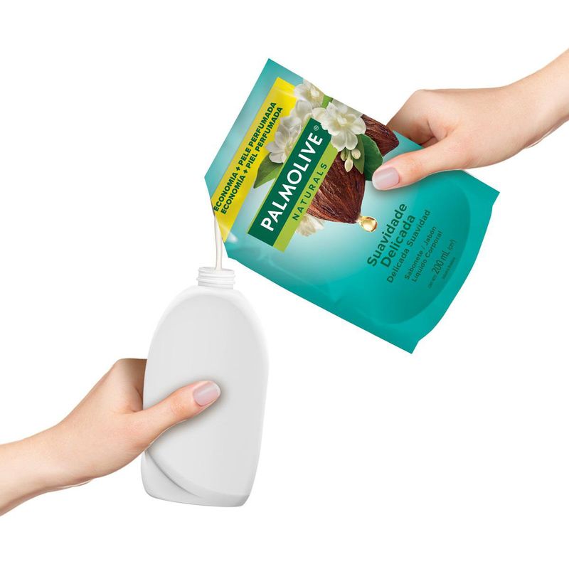 Sabonete Líquido Palmolive Naturals Óleo Nutritivo Refil 200ml - Pague Menos