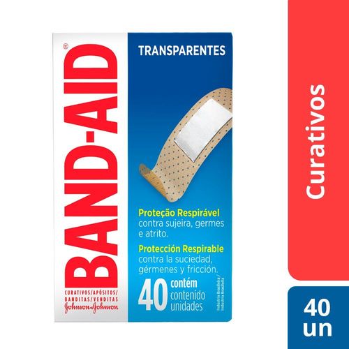 Curativos Band Aid Regular 40 Unidades