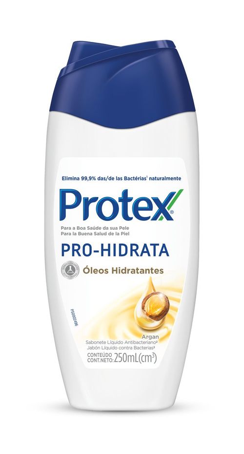 Sabonete Líquido Antibacteriano para Corpo Protex Pro Hidrata Argan 250ml Sabonete Líquido para Corpo