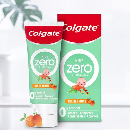 Gel Dental Colgate Zero Kids 3 A 24 Meses Mix De Frutas 50g