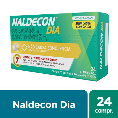 Naldecon Dia - Caixa 24 Comprimidos